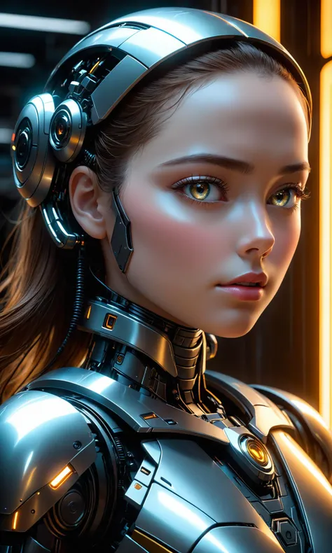 The most amazing dream you ever had about the beautiful female robot android robot face, hyper realistic, ambient lighting, concept art, intricate, hyper detailed, smooth, dynamic volumetric lighting, octane, cinematic, high quality, high resolution, 4 k, cgsociety, rutkowski, gurney, mignola, craig mullins, val <lora:Details:0.85>
