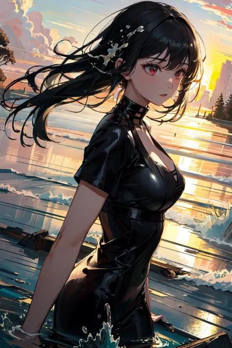 (Splash ink:1.3)
good detailed, (glowing background),
best quality, wide-angle Hyperdetailed, masterpiece, 8k, natural lighting, soft lighting, sunlight, HDR (High Dynamic Range), Maximum Clarity And Sharpness, Multi-Layered Textures,
<lora:yor_forger_v1:1>i girl ,black hair,