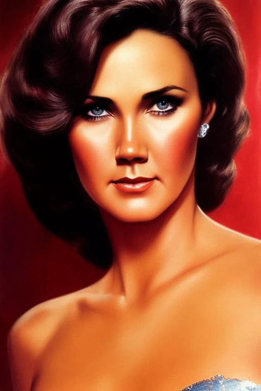LynCarV3, as wonderwoman, short hair, 8k, hyper-realism, Nikon D4, by David Dubnitskiy