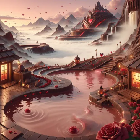 <lora:ValentineTech-18:0.9>, valentinetech, scifi, tasty details,
(outdoor hotspring) ,epic scenery ,