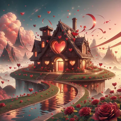 <lora:ValentineTech-18:0.9>, valentinetech, scifi, tasty details,
house on a hill, soothing scenery
