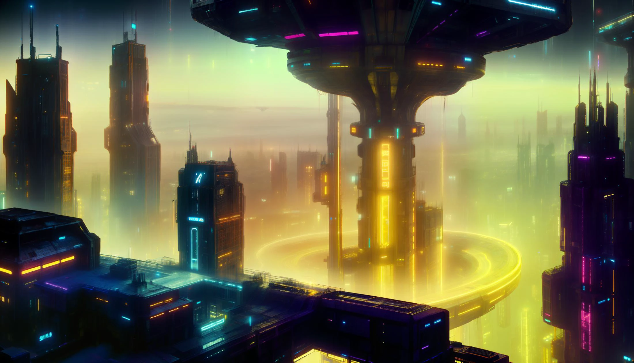 photo raw digital image detailed HQ vista horizon bladerunner from above, dystopian noir cyberpunk William Gibson city lights, skyscrapers silhouettes <lora:Hyper detailer - v0.95:0.4> <lora:Blader1:1> neon electronics large flat screen tv, billboard, dark brooding atmosphere balcony tower crane suspension bridge yellow_signs police lights pyramid \(structure\), tokyo skyline <lora:20231208-1702039792303:0.4> chengzhi, rain, night, reflection