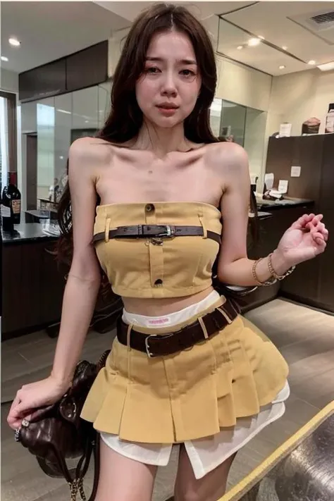 (Best Quality),(Masterpiece),(High),Illustrated,Original,Very Detailed,realistic,A girl,half-length,seaside,1girl,beach,ocean,Transparent Dress,nipples,necklace,nsfw,<lora:MIS42:1>,bust,looking_at_viewer,sad,crying,<lora:Crying-v2.0:1>,Transparent Liquid,