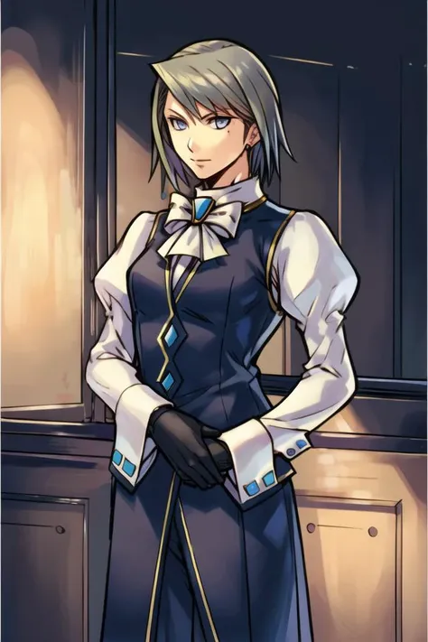 best quality, masterpiece,  <lora:franziska_von_karma-10:0.8>,franziskavkarma, solo, 1girl,, <lora:nomura_tetsuya:0.7>,nomura tetsuya,
