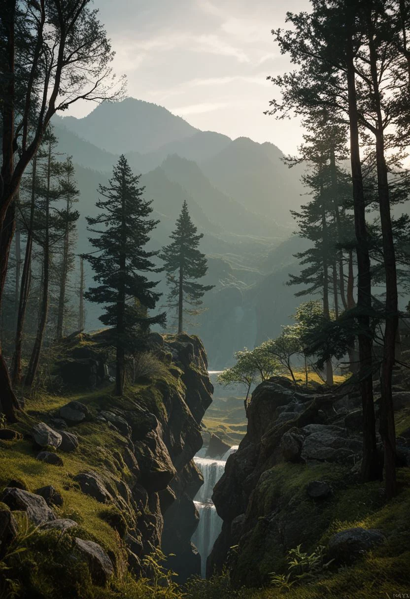 score_9,score_8_up,score_7_up,score_6_up,score_5_up,Landscape of a dark far away planet, rock and organic soil, glowing trees, UHD, masterpiece, trending on artstation, sharp focus, studio photo, intricate details, highly detailed, by greg rutkowski<lora:xl_more_art-full_v1:0.5>