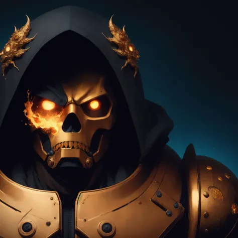high detail RAW color Photo of warhammer40 space marine pointed chin, feminine, large eyes, cape, realistic, symmetrical, highly detailed, harsh lighting, cinematic lighting, art by artgerm and greg rutkowski and alphonse mucha, ((tornado, sparks, embers)) quad tails, serious eyes, contrast, textured skin, cold skin pores, 45 degree, hard light, gigapixel, feet visible, flawless face, freckles, 8k resolution, beautiful, cinematic, elegant, hyperrealistic, octane render, unreal, high definition, 8k resolution, highly detailed, photo taken with Sony a7R camera, DSLR lens, golden <lora:goldenv2:1>