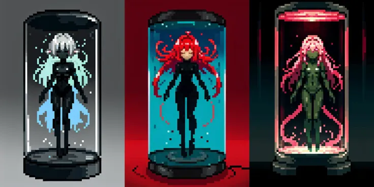 (otherworldly), highly insanely detailed, masterpiece, top quality, best quality, highres, 4k, 8k, RAW photo, (very aesthetic, beautiful and aesthetic), a beautiful elvish girl, (dark skin:1.2), nsfw,
baiyousou, airtight tube, Transparent tube, bubble, tank, Floating, Floating in liquid, Culture tank,
(closed eyes:1.2),
<lora:baiyousou_v1:0.5>,
__lazy-wildcards/prompts/hair__,
__lazy-wildcards/dataset/background-color__,
âââ