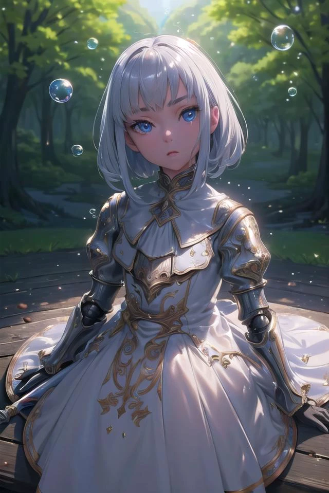 masterpiece, best quality, ultra-detailed, cinematic lighting, (facial details), Canon EOS R6 Mirrorless Camera, (depth of field:1),
1girl, photorealistic, beautiful detailed eyes, chestnut, (clear image), look at viewer, luxury clothing, musical, sword and sorcery, humanoid robot, a blowing bubbles in the park,
<lora:epiNoiseoffset_v2:1>