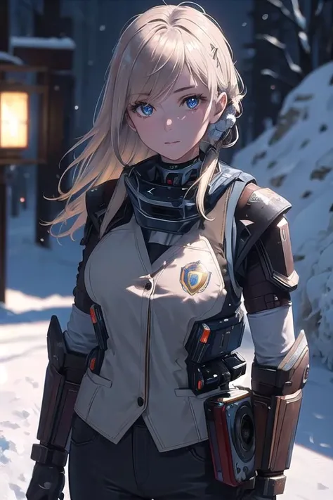 masterpiece, best quality, ultra-detailed, cinematic lighting, (facial details), Vest Pocket Autographic Kodak Camera, (depth of field:1),
1girl, photorealistic,  beautiful detailed eyes, ash brown, (clear image), look at viewer,  tailored, western,  mythic fantasy, humanoid robot, a snowboarder shredding on a mountain,