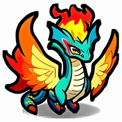 _color_1 dragon, reasonable structure,high resolution, game icon,weel structured,high quality, best quality, masterpiece,
fire,wing,
(white background),2D,Clear priorities,
cartoon style <lora:xiaojingling-000012:1>