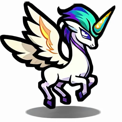 _color_1 unicorn, reasonable structure,high resolution, game icon,weel structured,high quality, best quality, masterpiece,
Armor, flames, wings
(white background),2D,Clear priorities,
cartoon style  <lora:xiaojingling-000012:1>