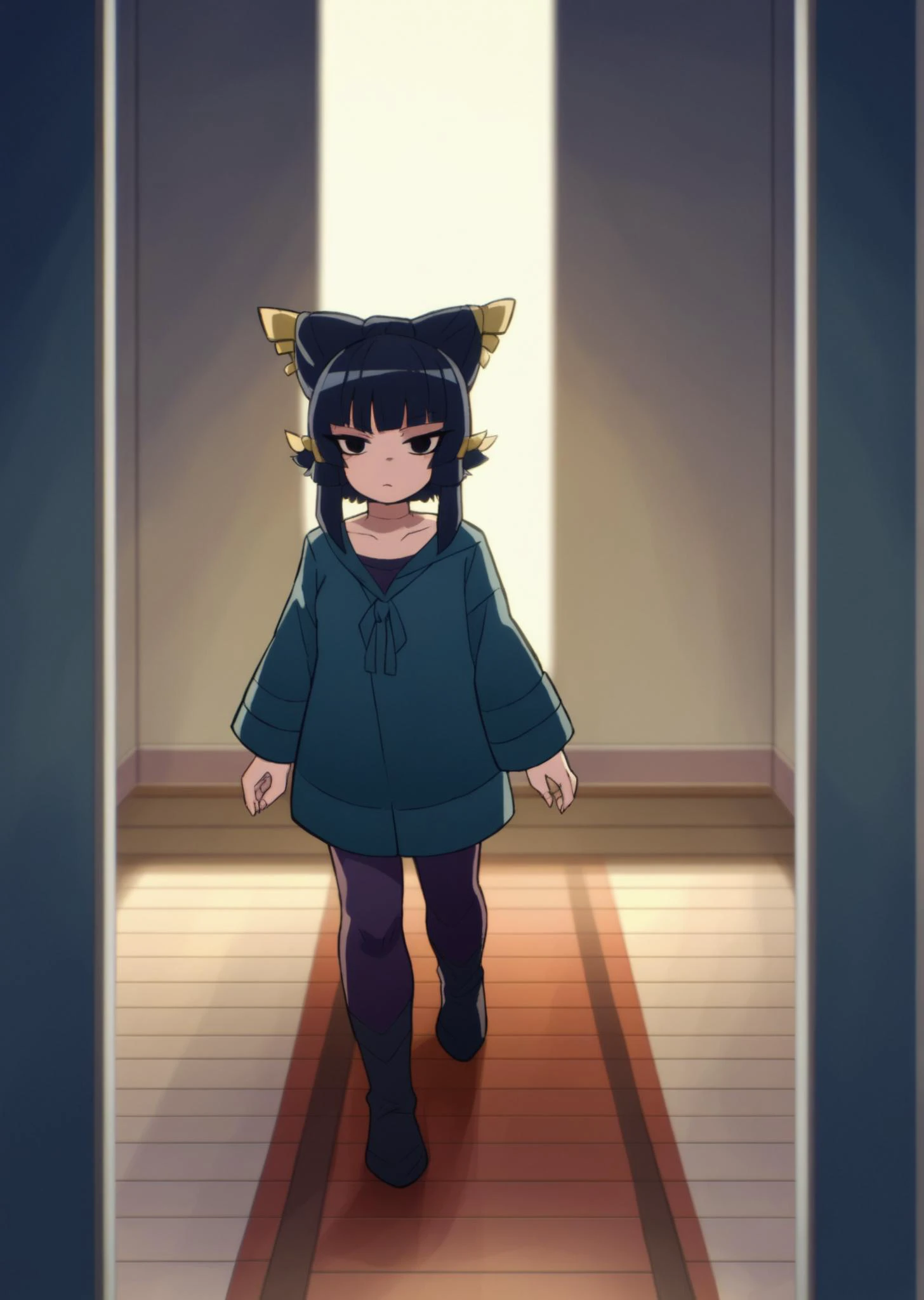score_9, score_8_up, score_7_up, score_6_up, source_anime, zPDXL, <lora:ALTXL_pony_0061_8:2>, BREAK
<lora:ScottP-20:1> black eyes, solo, nyotengu, full body