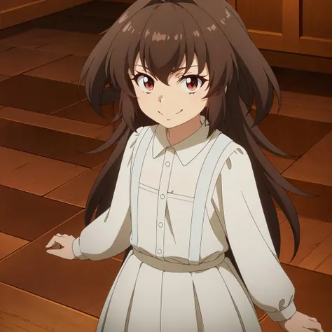 masterpiece,highres,high quality,extremely detailed,solo,
<lora:FredericaRosenfort001:0.7>,looking at viewer,smile,
FredericaRosenfort,1littlegirl,
white shirt,suspenders,
skirt,