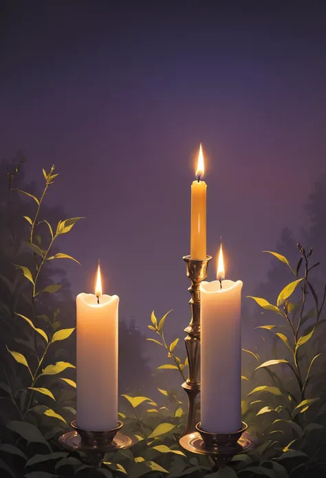 The light of a candle
Is transferred to another candleâ
Spring twilight