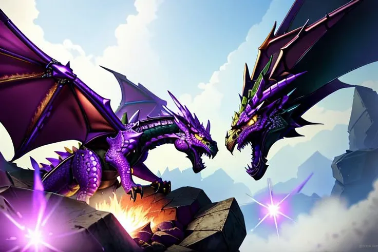 <lora:Ender Dragon:.4> Ender Dragon staring at a <lora:zerg-basic:.4> Zerg in hell, high detail, sharp focus