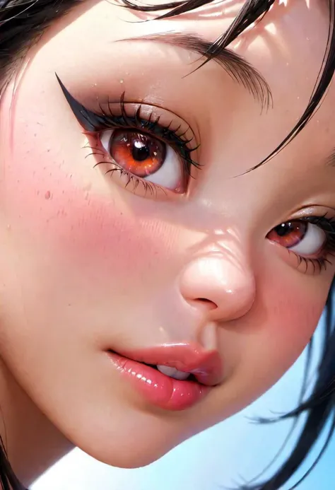 sexy sensual asian woman, mascara, eyeliner, eyes half closed, soft lips, big lips, (sad, sad smile), tongue on lips, (extreme close up of lips), looking at the viewer, facing the viewer, center shot, soft, glossy, oily, lip bite, kiss, ((no hands))
pureerosface_v1, FastNegativeV2, Fixhand, Perfect Hands, ah1