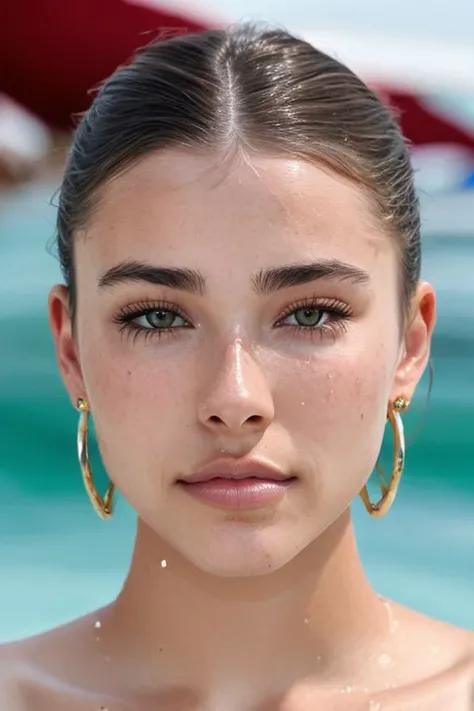 (CR-MadisonBeer-futurafree:0.9), (face closeup:1.0) photo of woman in water, (slick undercut hair:1.0), (oiled shiny skin:1.0),
8k UHD highres, high quality,