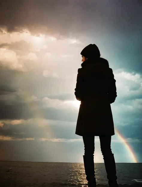 lml, film grain, rainy, mystical rainbow <lora:LOMO LC-A MINITAR:0.7>