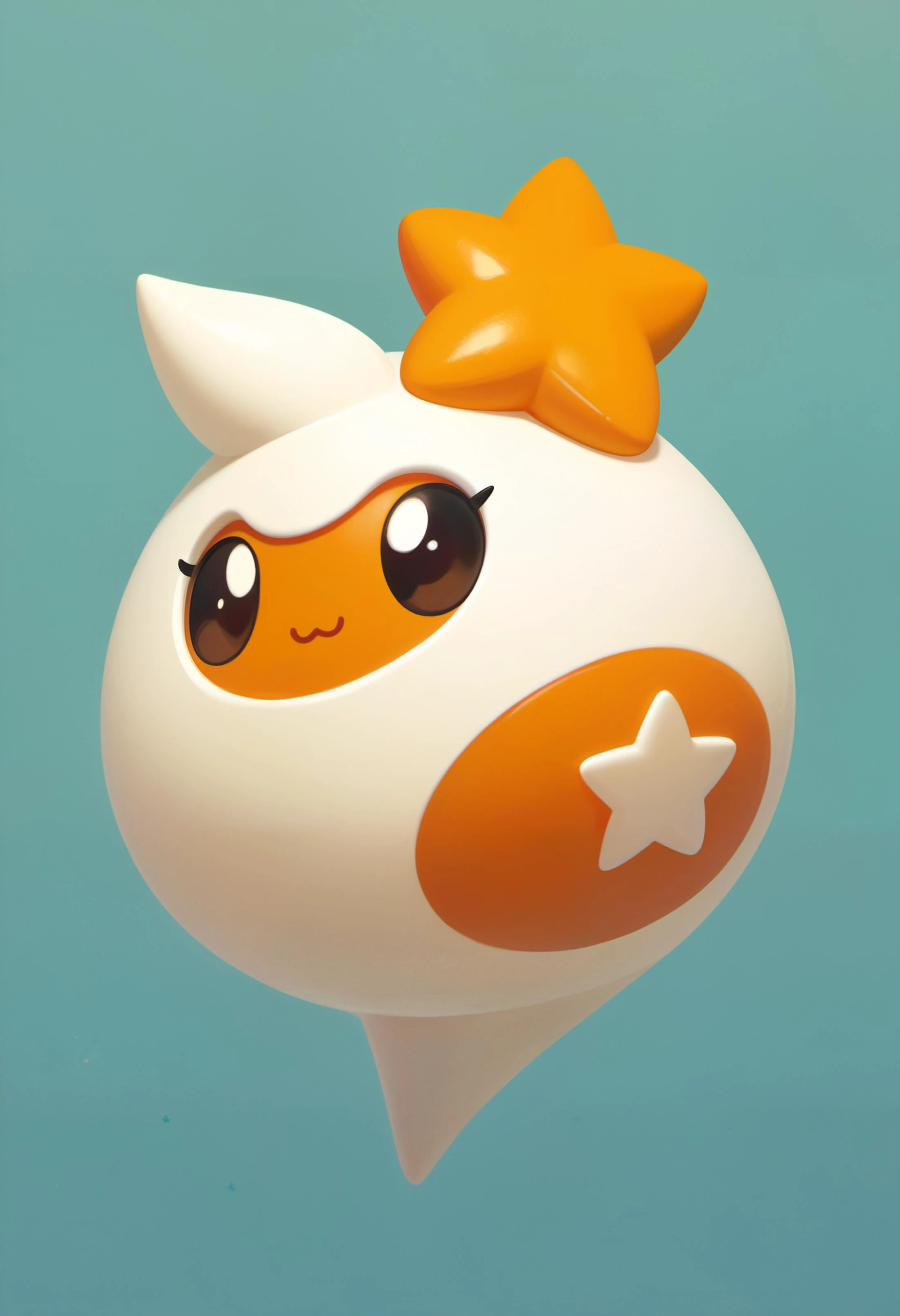 score_9, score_8_up, score_7_up, a cute star-shaped creature character
