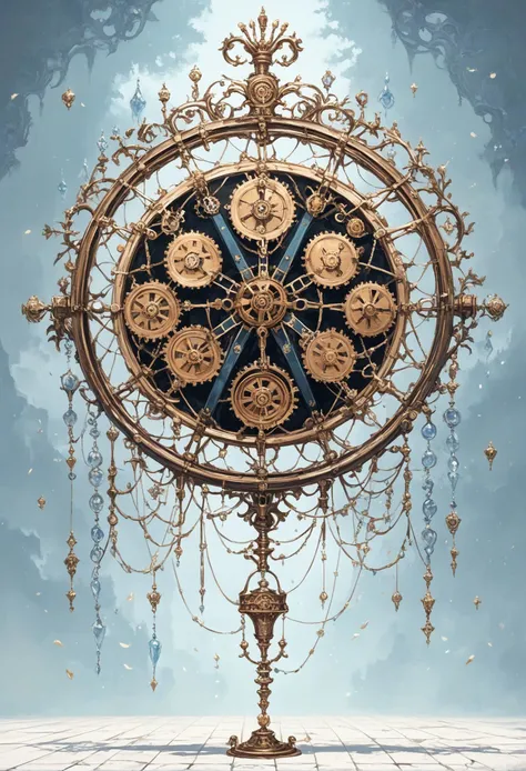 score_9, score_8_up, score_7_up, best quapoty, highres, absurdres, source_anime, 1girl, (ArsMJStyle, Rococo Steampunk:1.2), <lora:RococoSteampunkPony:1>, bdsm, Balancing on a narrow surface, arms outstretched, showing gracefulness., mind-mapping institute, neural network research, brain mapping technology, cognitive exploration