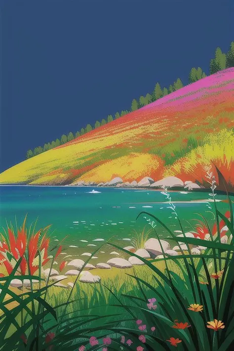 multicolored lilies, lakeside background
(masterpiece, best quality), (absurdres:1.2), (ultra detailed, 8K, ultra highres:1.2), (bokeh, sharp focus, depth of field),