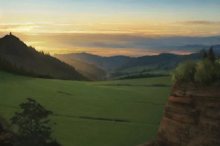 a beautiful landscape,