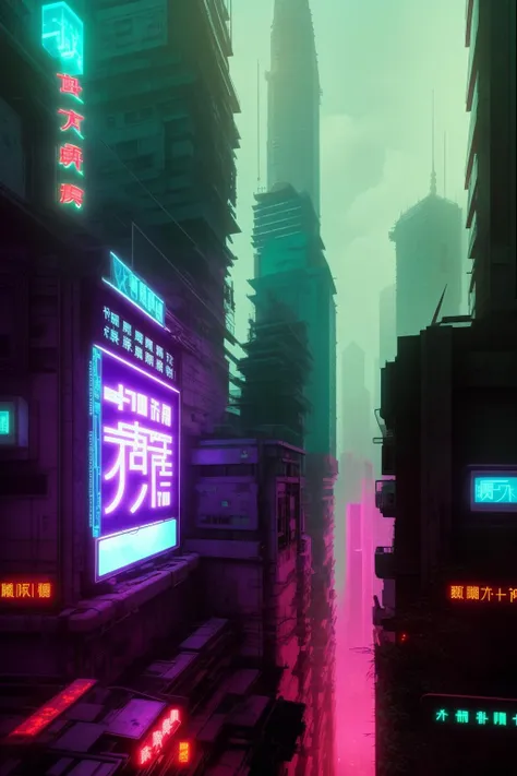 cyber_asia , cyberpunk, futuristic