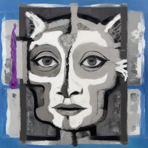 subreal abstract painting of non humans <lora:last:1>