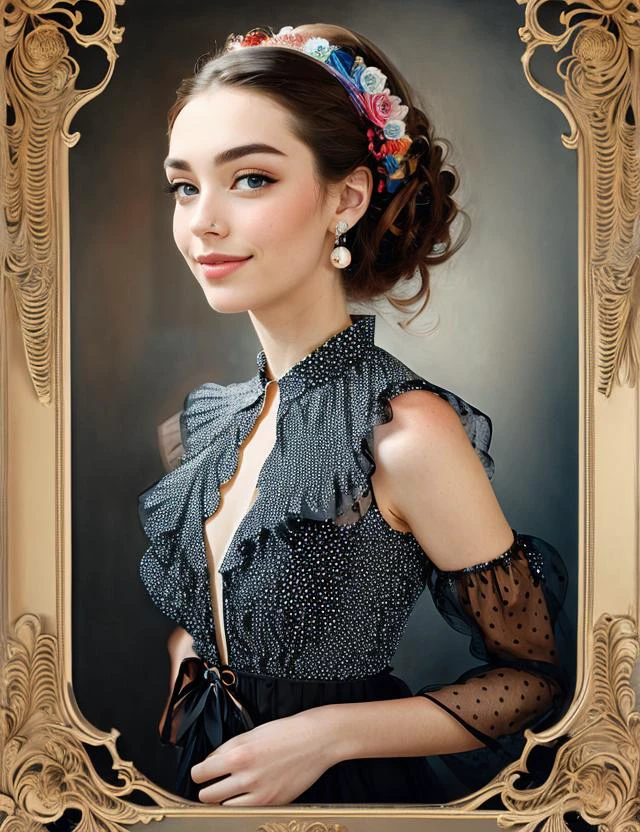 Stylizara / beautiful fantasy art portrait