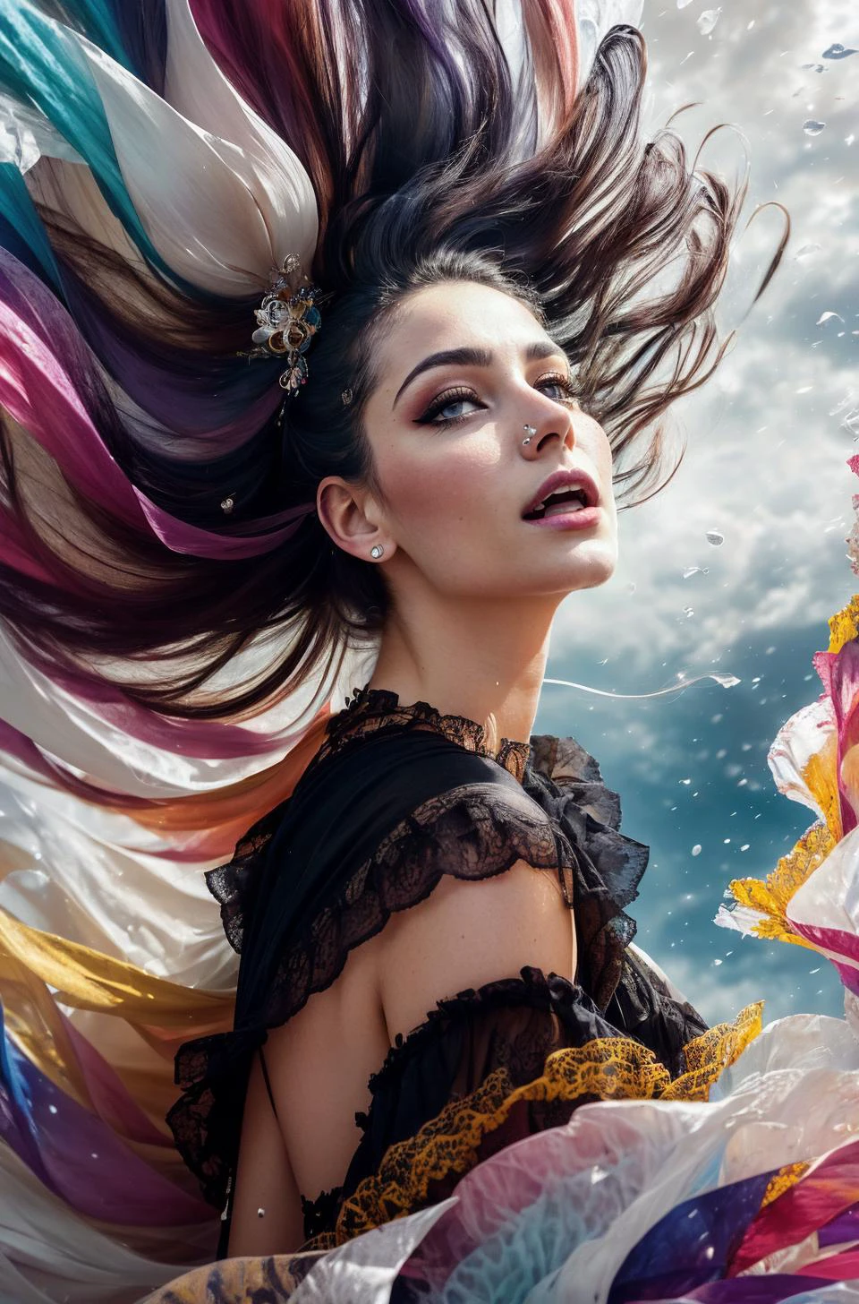 Stylizara / beautiful fantasy art portrait