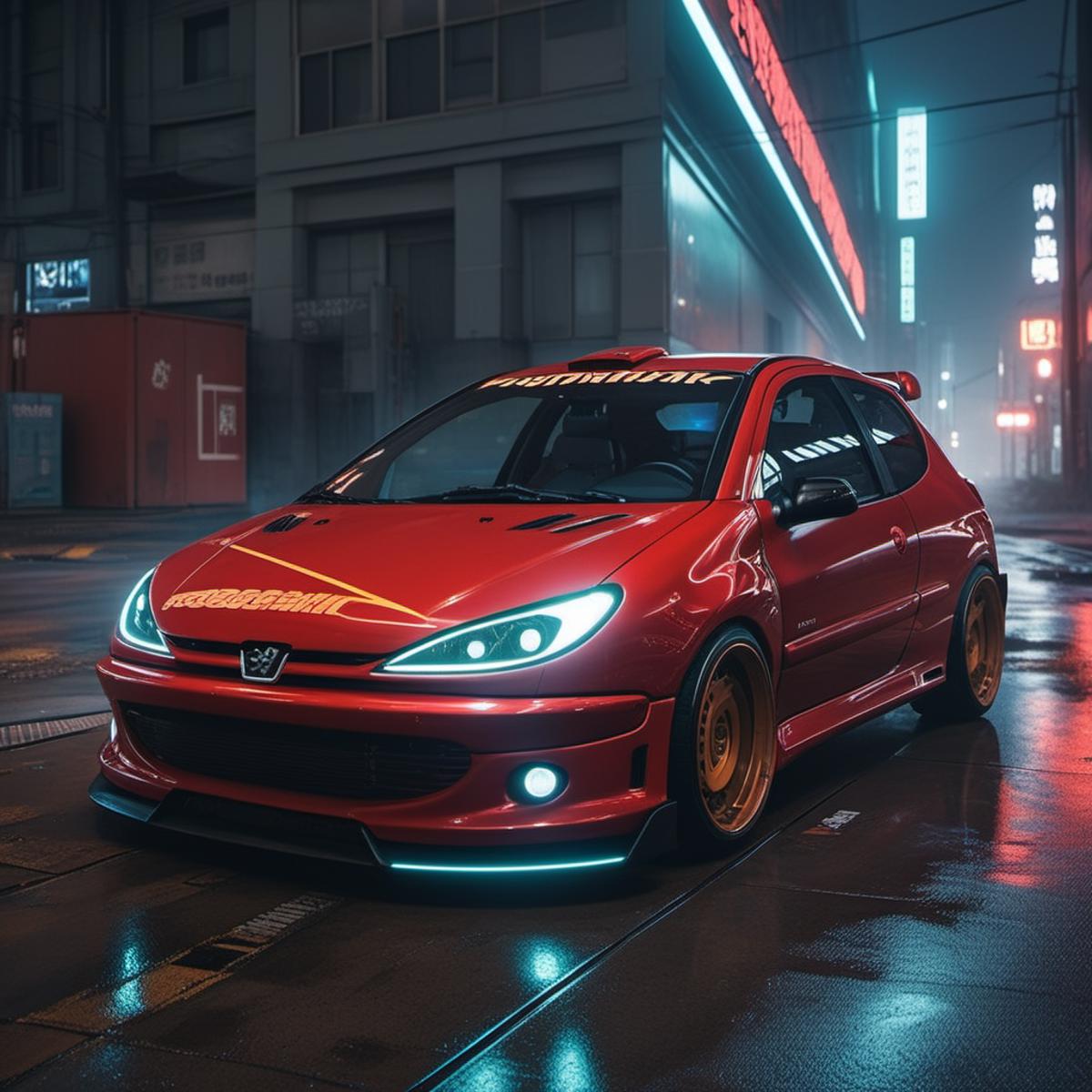Peugeot 206 (SDXL) v1.0