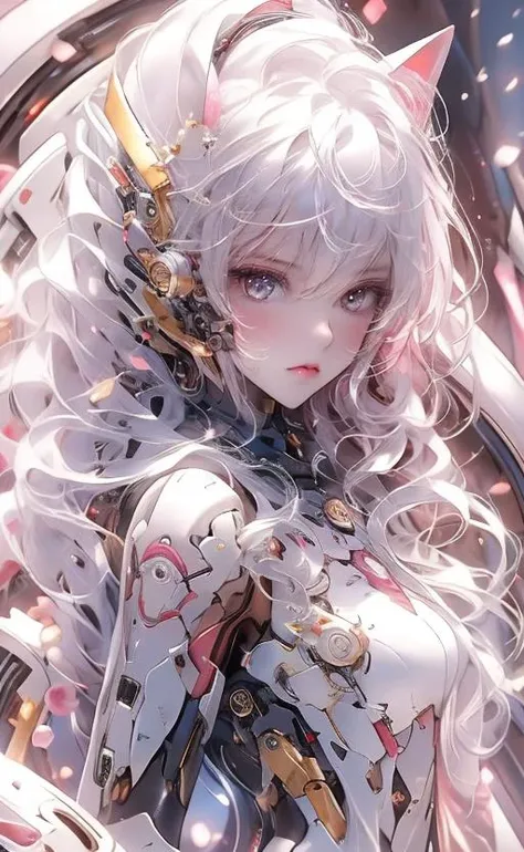 {masterpiece},{bestquality},(((1 boy))),Amazing,beautifuldetailedeyes,finelydetail,Depthoffield,extremelydetailedCG,original,extremelydetailedwallpaper,white_hair,magic_circle,cat_ears,long_hair,white_hair/yellow_eyes,wand,pentagram,clock,,,<lora:æç¾å½é£2.5Dæºç²_v1.0:0.7>,<lora:Mecha:1>