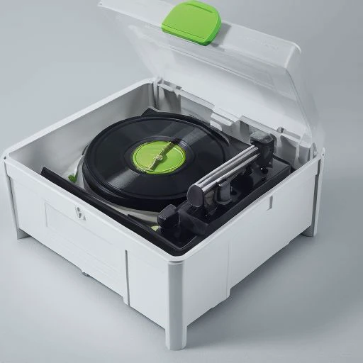 ASCIIrecord player, ((white background)), t00l style