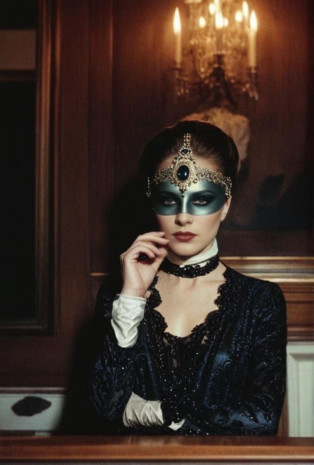 analog film photo Eyes Wide Shut movie still (Rothschild mansion ritual)
<lora:LCM-LoRA-XL_V1:0.21>
<lora:SDXLHighDetail_v5:0.3>
<lora:ral-exposure:0.3> ral-exposure <lora:sdxl_photorealistic_slider_v1:1.2>
<lora:RMSDXL-DarknessCinema-XL_V1:0.6>
ISO 200 film grain, ð . faded film, desaturated, 35mm photo, grainy, vignette, vintage, Kodachrome, Lomography, stained, highly detailed, found footage