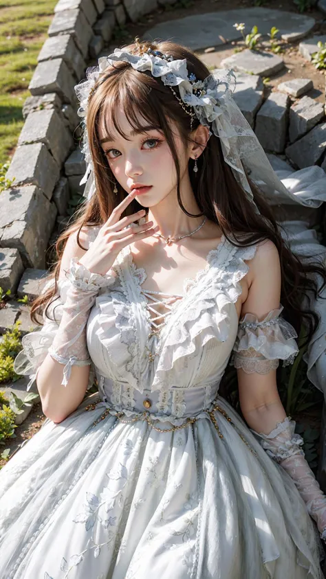 highest quality, 超High resolution, (Realistic:1.4), masterpiece, High resolution, original, Highly detailed wallpaper, One girl, alone, (hplj, hplj \(For him,\))