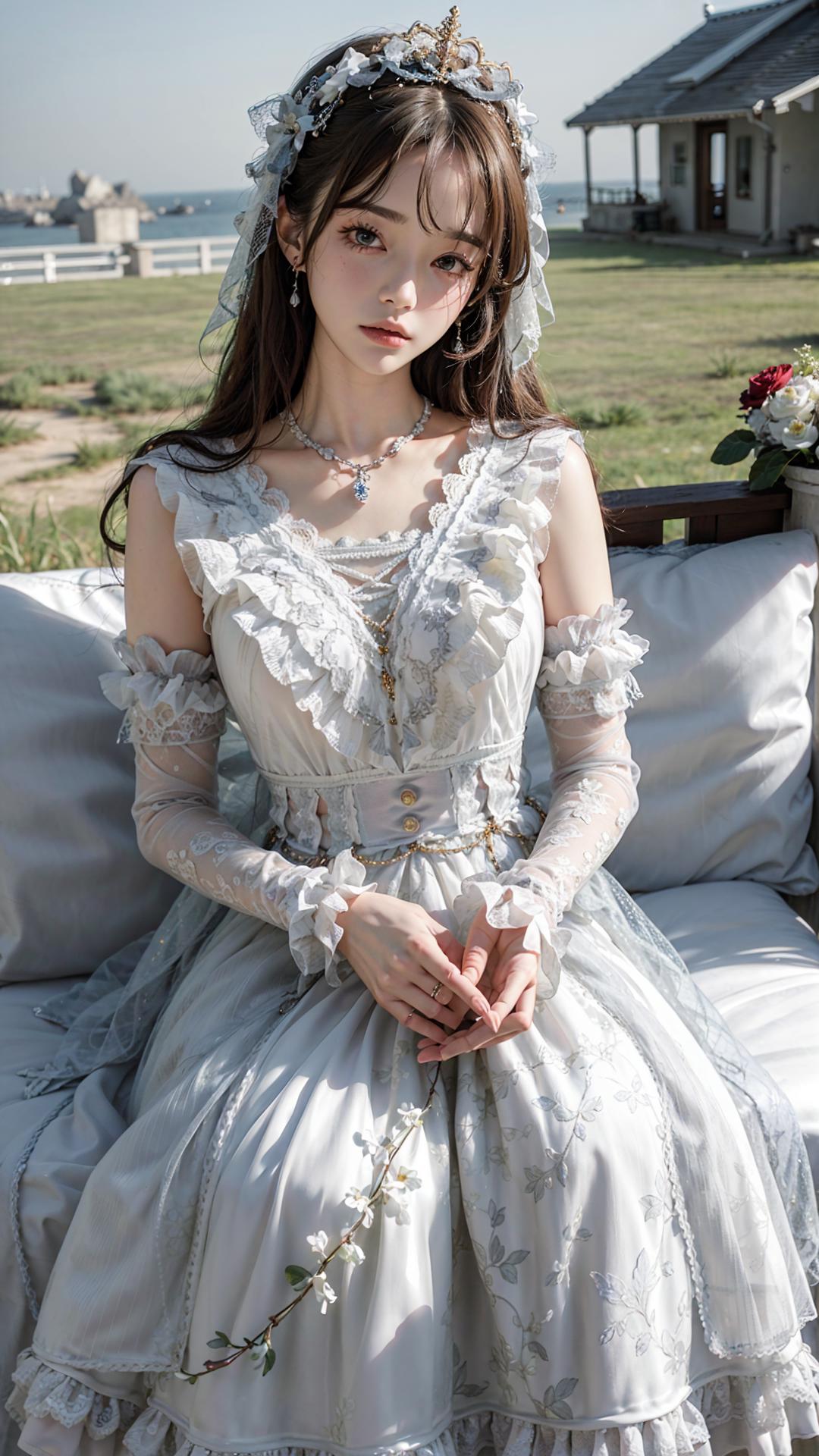 【琥珀鎏金】Dress No.8 White Dress Dress No.8 V2.4 hplj