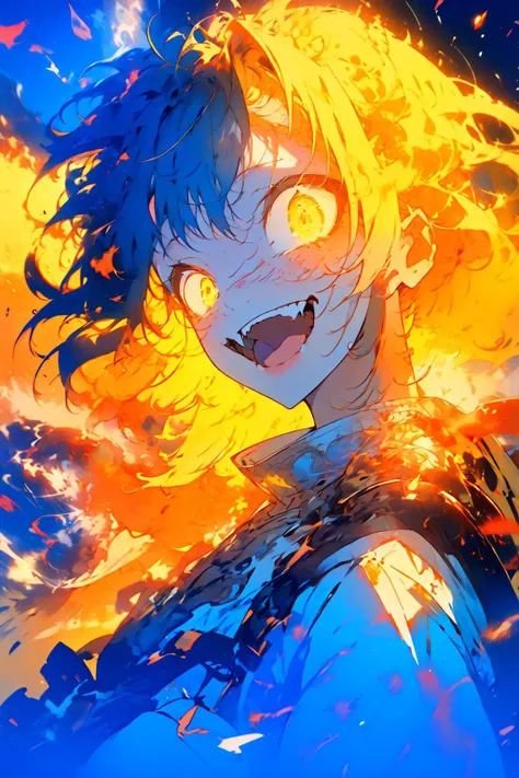 <lora:Constricted PupilsV3:0.85> constricted pupils, small pupils,
<lora:PSYCHOPHONKY:0.85> psychophonky, psychotic, crazy smile, glowing eyes, fangs, tongue sticking out ,
<lora:constricted_pupils_v0.2a:0.85> constricted pupils,
fire, particles,( yellow:1.2)