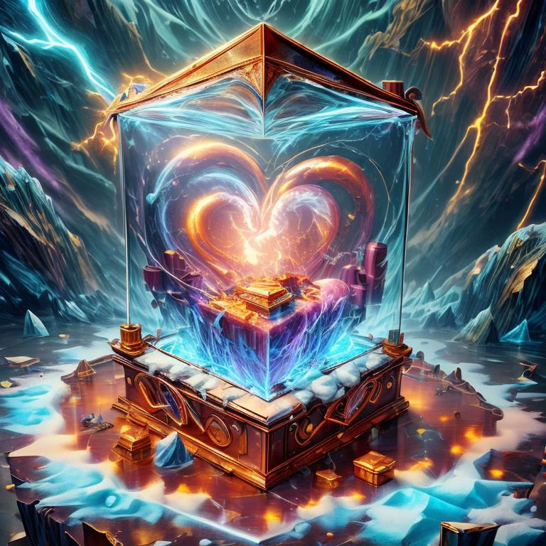 ((best quality)), ((masterpiece)), ((realistic)), (detailed), JoltTech (heart:1.3) __constructor__ (void,Parallel liness,Swirling,iceberg,Superfluid,Cube,Trapezoid magic:1.0), ((masterpiece)), absurdres, HDR, <lora:add_detail:1>, <lora:LowRA:0.5><lora:C4ndyL4ndAIv2_1:0.65> <lora:JoltTech:0.7>