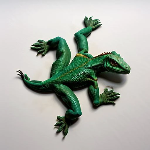 Lizard top view