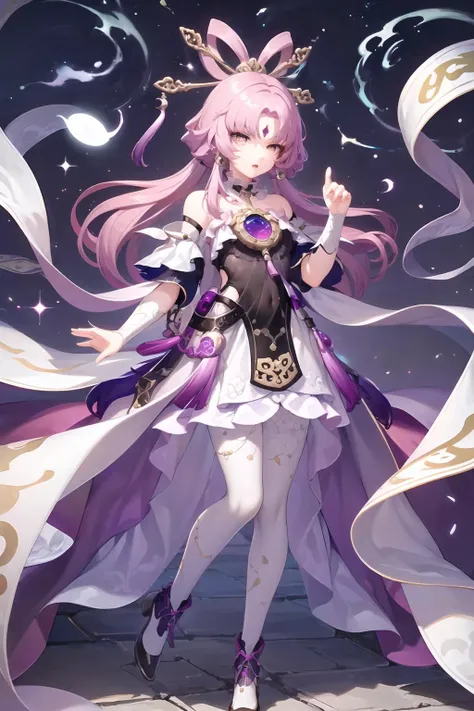 <lora:fuxuanV3c:0.9>, fuxuan,
1girl, solo,
full body,
(best quality), ((masterpiece)), (highres), original, extremely detailed wallpaper,shiny, chromatic aberration abuse, detailed background, vivid color, (highly ultra detailed face and hair and skin and eyes and finger and cloth and background and hair:1.2),
