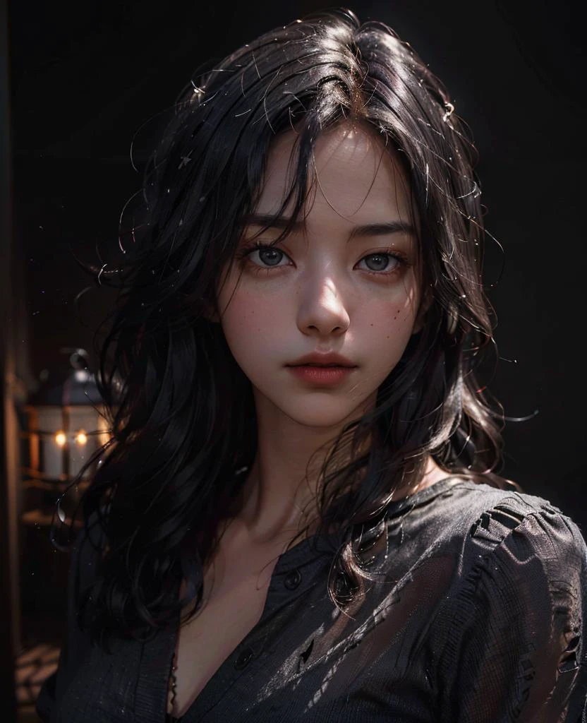 (photo-realistic:1.3)
(1girl), solo, (30yo), (dark room:1.3), (rim lighting:1.3), (dimly lit:1.3), (dark night:1.3), indoors, portrait, black hair, dark background, long hair,
masterpiece
top_view_perspective
<lora:top_view_perspective-10:0.5>