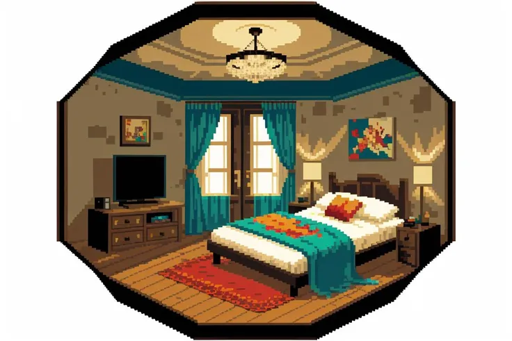 (masterpiece, top quality, best quality), pixel,pixel art,
 <lora:pixel_f2:0.5>