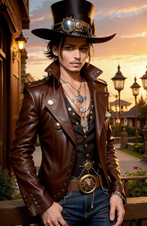 johnny depp steampunk style