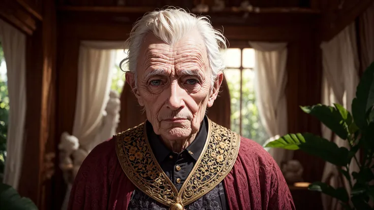 fashion photography of a wise ruby old man, in a lush ruby tree house with flowers and birds, 3d render, cgi, symmetrical, octane render, 35mm, bokeh, 9:16, (intricate details:1.2), hdr, (intricate details, hyperdetailed:1.15), (natural skin texture, hyperrealism, soft light, sharp:1.3),
<lora:epiNoiseoffset_v2:1>