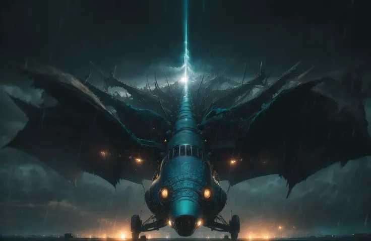 (masterpiece, best quality, ultra-detailed, best shadow), (fantastic perfect art:1.1), no humans, (fantastic perfect art:1.6), (gloomy illumination, stunning, dramatic, completed artwork), close up, gravure of massive [Blue:Rainbow:0.15] Chopper (in megapolis at (dawn, rain:1.2), (strong wind:1.6):1), [:(by Tom Jung:1.1):0.5], stunning, matted, paul gauguin, van gogh, art by greg rutkowski and artgerm, (by IchirЕЌ Sakaki:0.9), (depth of field:1.15), (teal and orange:1.3), (hyperdetailed:1.7), (soothing tones:1.85), drop shadow, ([empyrean:gorgonize:21]:1.2), ([96mm, (cinematic:0.6), neutral colors, (intricate details:1.55), dramatic, soft light::0.6]:1.3), (Romania:0.35), 4K, (gloomy illumination, stunning, dramatic, completed artwork)