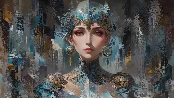 perfect symmetry, mystically beautiful (1girl|ice), photorealistic masterpiece, best quality, RAW color photo, (distant upper body portrait:1.2), dark-shot, (realistic glossy (frosted skin|plastic skin):1.3), skintight silks made of [curium:ice:15], intricate and abstract details, surreal, screenspace reflections, yellow blonde hair, glossy batiste effect, ice blossom, in the style of RHADS, art by Ilya Kuvshinov and Rossdraws, by Tom Bagshaw, (Alfonse Mucha:1.2) magnum opus, ornate complicated background, 
BREAK, 
fluorescent crimson lips, (real skin|ice skin), perfect alluring face, huge wide eyes like windows to her soul, Instagram photo of arthurian girl,