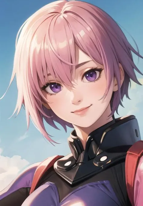 <lora:mash_kyrielight:0.8>, mash_kyrielight, smirk, bodysuit, portrait,, (masterpiece, best quality, detailed:1.3)