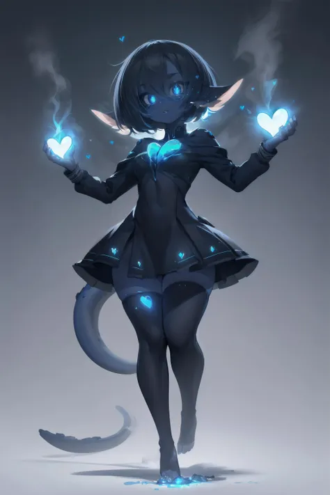 glowing particles, ambient lights, cute, pastel art, full body detailed, 4K, hdr, high details, perfect lighting, perfect anatomy, dreamlike, divine, magical, glowing eyes, eye trail, fireMagicAI, blue flames,
,<lora:Smouldie2:0.8>,1girl, blue skin, Smouldie, short hair,(tail),glowing blue eyes,
arms open , glowing blue hearts ,
,<lora:more_details:0.4>,