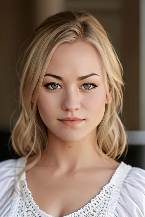 ((realism)), extremely high quality RAW photograph, detailed background, intricate, Exquisite details and textures, highly detailed, Photo of (Yvonne Strahovski), sultry, Looking behind the camera, ultra detailed photograph, warm lighting, artstation, 4k, sharp focus, high resolution, detailed skin, detailed eyes, 8k uhd, dslr, low harsh lighting, high quality, film grain, Fujifilm XT3,