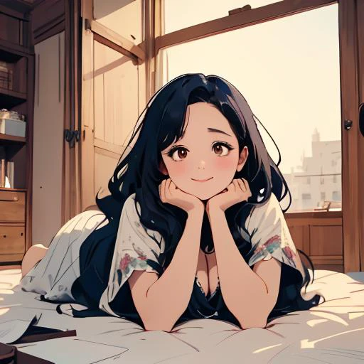 (masterpiece:1.4), high quality, high definition, sharp focus, detailed face, anime, best quality, 4k, 8k, absurd resolution, intricate detail, detailed eyes, animation, illustration, highly detailed, highres, extremely detailed, <lora:ETO_OCC002:0.7> ETO_OCC, black hair, curly hair, longhair, thick eyebrows, long hair, <lora:hyperdenoiser_v090:0.6>, (looking at viewer:1.4), (plump:1.2), (hazel eyes:1.3), lora:perfetfingers:1>, OverallDetail, Illust-InstaFilter, hotify, edgQuality, Earth-QualityPos, BodyPositive, Best_QualityPos, <lora:AppleCheek:0.7> applecheek, 1girl, barefoot, full body, large breasts, shy, embarrassed, indoors, (perfect arms), (detailed hands) <lora:sensualface_type4:0.7>, gasping, ecstasy, seductive smile <lora:washitsu-v1-wasabiya:0.8> washitsu, tatami, shouji, (japanese clothes), (lying:1.6), (lying face up:1.4), cleavage, (print kimono), spread legs, (on floor)